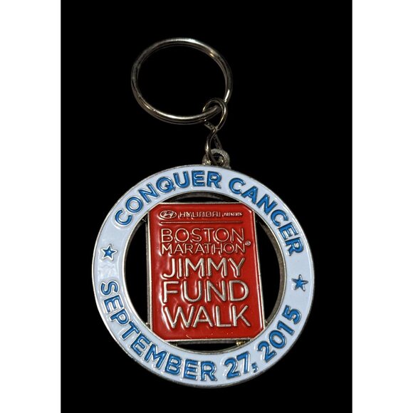 Boston Marathon 2015 Jimmy Fund Walk Keychain - Picture 1 of 4